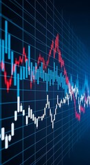 Financial Market Chart Analysis Depicting Economic Trends and Investment Data