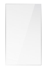 Transparent Vector Glass Sheet Isolated on White Background