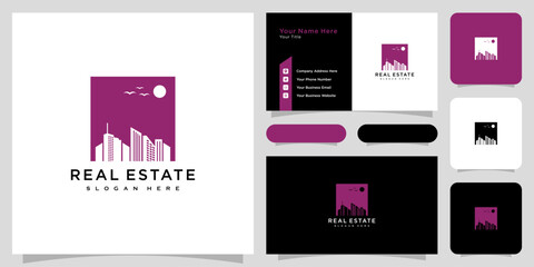 Building logo vector design template