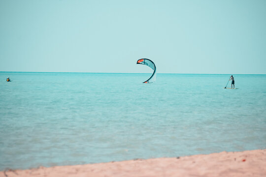 kitesurfing