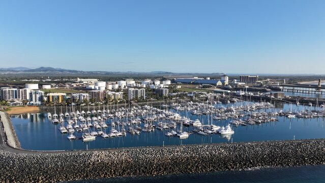 Aerial Photo of Mackay Harbour Queensland Australia
