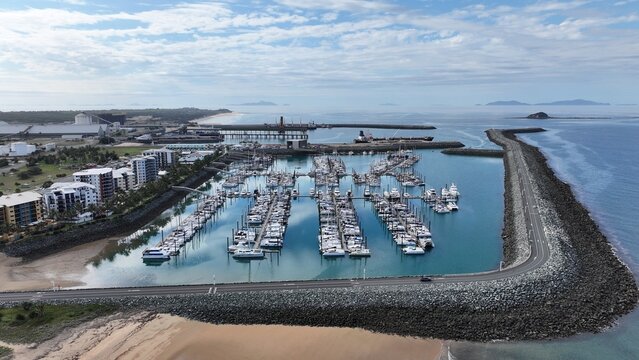 Aerial Photo of Mackay Harbour Queensland Australia