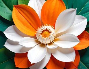 Vibrant flower design