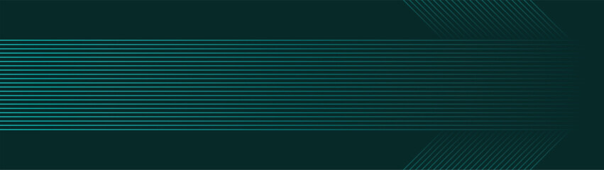 Web banner abstract green lines digital geometric elements modern shiny vector background dark green stripes curve luxury For business EPS 10