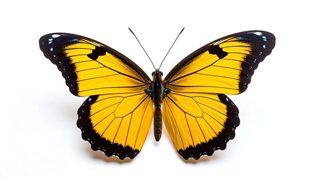 Vibrant yellow butterfly - Powered by Adobe
