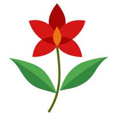 vector illustration of a flower