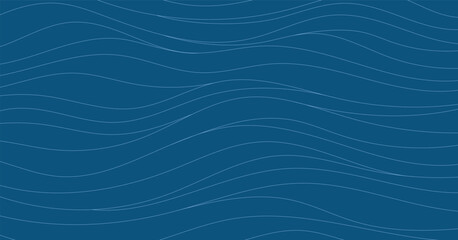 Abstract wave line background, light line on blue background