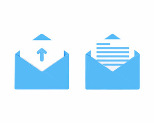 blue mail icon
