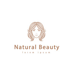 rendy Organic Beauty Logo Featuring Botanical Line Art and Typography