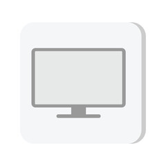 vector computer monitor