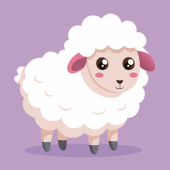 vector illustration of a sheep