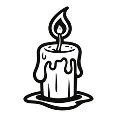 coffee cup with candle