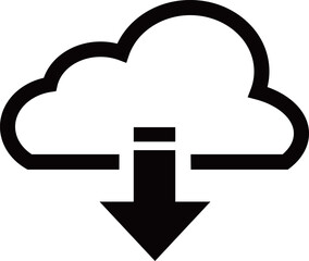 クラウドダウンロードのアイコン
