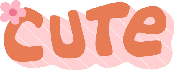 Cute Speech Bubble Expression Sticker

