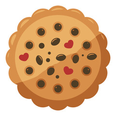 vector illustration of cookies