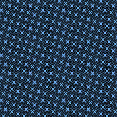 Elegant Symmetrical Pattern with Floral and Geometric Motifs