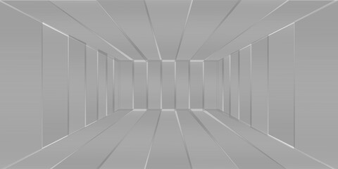 Obraz premium Smooth elegant white silk vector or satin luxury cloth texture background. White gray satin texture that is white silver fabric silk background. Soft shiny creased satin fabric folding texture. Vector