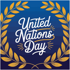 United Nations Day Observation Poster