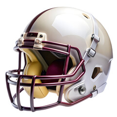 Fototapeta premium A football helmet isolated on a transparent background