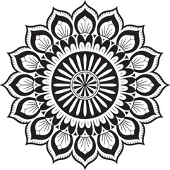 Abstract floral pattern vector with seamless mandala ornaments and decorative, ornate leaf elements