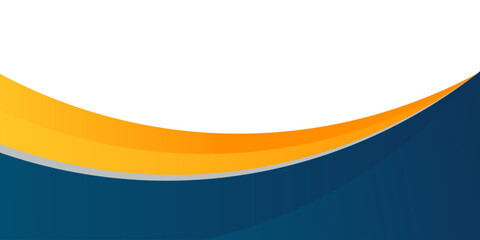 blue and yellow wavy shapes background. suitable for business poster, corporate banner, presentation, brochure, flyer, cover, wabsite