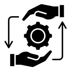 Change Management  Icon Element For Design
