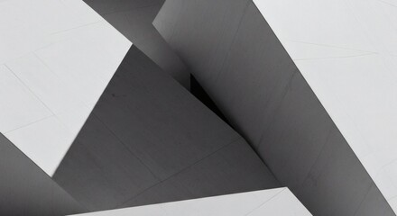 Abstract Geometric Shapes with Clean Lines and Angles