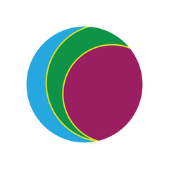 abstract colorful ball