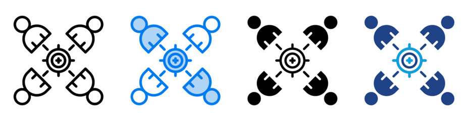 Sharing icon set multiple style collection