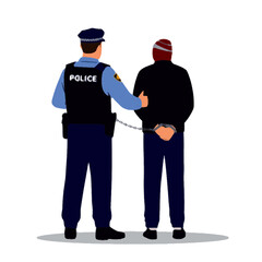 Vector ilustration of police officer