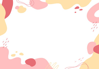 Fototapeta premium Colorful cute abstract background