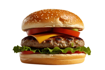 Pink strawberry frosted donut with blue, white, and purple sprinkles.