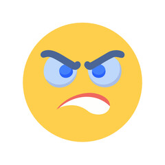 3D Enraged Face Emoji Icon