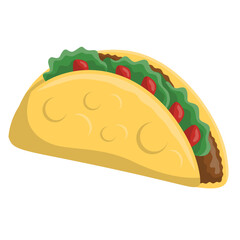 Taco vector illustration, taco clip art, tacos clip art