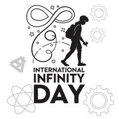 INTERNATIONAL INFINITY DAY vector illustration