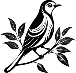 bird on branch
