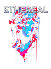 Streetwear design for tshirt, brutalism, urban street style, streetwear clothing design for print