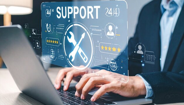 Digital support in action. - Powered by Adobe