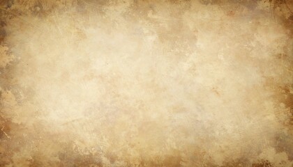 Obraz premium Vintage parchment texture with soft brown edges fading inward