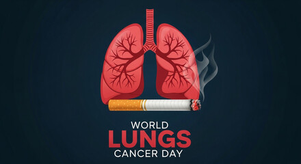 Raise awareness for World Lung Cancer Day with this powerful graphic about smoking and health