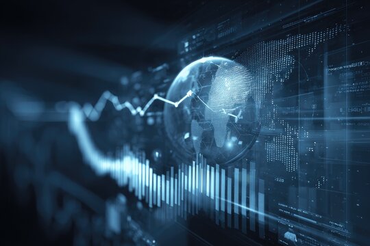 Global data visualization with charts and graphs