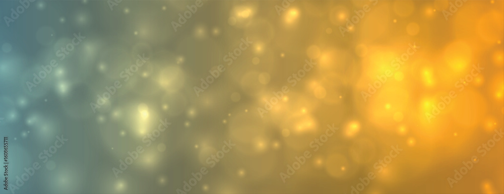 Wall mural lovely and abstract shiny blurry backdrop with bokeh effect