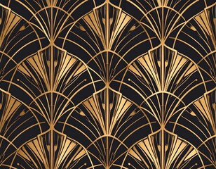 Intricate art deco ornament