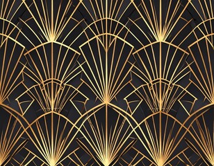 Intricate art deco ornament