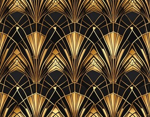 Intricate art deco ornament