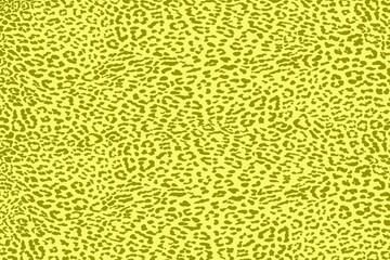 Leopard green yellow leather, skin, fur animal pattern. Vector design in pop art style.
