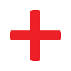 Obraz premium ergland flag button