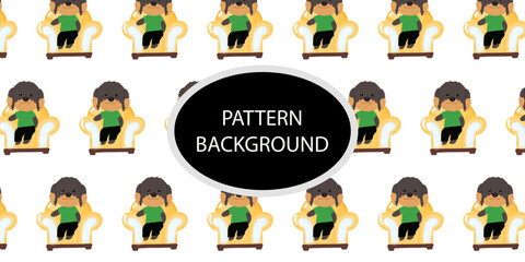 cute doodle dog pattern background. Baby dog new born pattern background design. fabric, textile. Trendy scandinavian vector background. Perfect for kids apparel,fabric, textile, nursery decoration