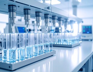 test tubes in laboratory