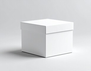 クリーンでミニマリストなブランドロゴのない製品パッケージ